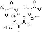 structure of CAS# 15750-47-7, Cerium(3+) oxalate hydrate