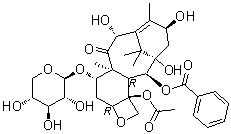 CAS # 157664-03-4, 10-O-Deacetyl-7-O-beta-D-xylopyranosylbaccatin III, 7-Xylosyl-10-deacetylbaccatin III