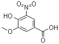 structure of CAS# 15785-54-3, 5-硝基香草酸