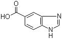 structure of CAS# 15788-16-6, 1H-苯并咪唑-5-羧酸