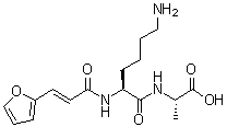 CAS # 158016-07-0, N2-[3-(2-Furanyl)-1-oxo-2-propenyl]-L-lysyl-L-alanine