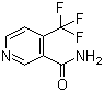 structure of CAS# 158062-71-6, 4-(Trifluoromethyl)nicotinamide
