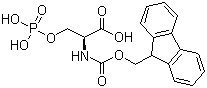 structure of CAS# 158171-15-4, Fmoc-O-phospho-L-serine