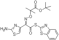 CAS # 158183-05-2, TAEM, 2-Mercaptobenzothiazolyl (Z)-2-(2-aminothiazol-4-yl)-2-(2-t-butoxycarbonylprop-2-oxyimino) acetate