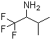 structure of CAS# 1582-18-9, 1,1,1-Trifluoro-3-methylbutan-2-amine