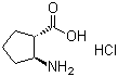 CAS 登录号：158414-44-9, (1R,2R)-(-)-2-氨基-1-环戊烷羧酸盐酸盐