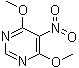 structure of CAS# 15846-14-7, 4,6-Dimethoxy-5-nitropyrimidine