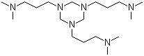 CAS # 15875-13-5, 1,3,5-Tris[3-(dimethylamino)propyl]hexahydro-1,3,5-triazine, N,N,N',N',N'',N''-Hexamethyl-1,3,5-triazine-1,3,5(2H,4H,6H)-tripropanamine