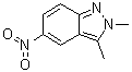 structure of CAS# 1588440-92-9, 2,3-二甲基-5-硝基-2H-吲唑