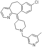 structure of CAS# 158876-82-5, Rupatadine fumarate