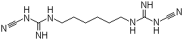 1,6-Bis(cyano-guanidino)hexane molecular structure (CAS 15894-70-9)