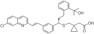 structure of CAS# 158966-92-8, Montelukast