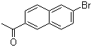 structure of CAS# 1590-25-6, 2-Acetyl-6-bromonaphthalene