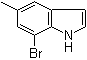 structure of CAS# 15936-79-5, 5-甲基-7-溴吲哚