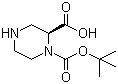 structure of CAS# 159532-59-9, (S)-1-Boc-哌嗪-2-羧酸