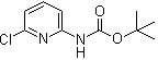 structure of CAS# 159603-71-1, 2-叔丁氧羰基氨基-6-氯吡啶