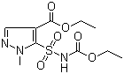 CAS # 159709-60-1, N-(Ethoxycarbonyl)-4-ethoxycarbonyl-1-methylpyrazole-5-sulfonamide, 5-[[(Ethoxycarbonyl)amino]sulfonyl]-1-methyl-1H-pyrazole-4-carboxylic acid ethyl ester