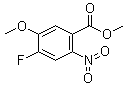 structure of CAS# 159768-50-0, 4-氟-5-甲氧基-2-硝基苯甲酸甲酯