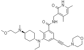 structure of CAS# 1598383-40-4, EPZ 011989