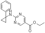 CAS # 1598426-03-9, 2-[(1-Phenylcyclopropyl)amino]-5-pyrimidinecarboxylic acid ethyl ester