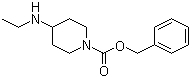 structure of CAS# 159874-38-1, 4-乙基氨基哌啶-1-羧酸苄酯