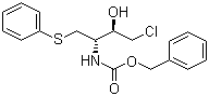 CAS # 159878-02-1, Benzyl (1R,2S)-3-chloro-2-hydroxy-1-(phenylthiomethyl)propylcarbamate, (2S,3R)-1-Chloro-3-[(phenylmethoxy)carbonyl]amino-4-(phenylthio)butan-2-ol