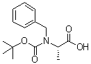 structure of CAS# 159999-80-1, N-[叔丁氧羰基]-N-(苯基甲基)-L-丙氨酸