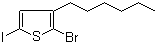 CAS # 160096-76-4, 2-Bromo-3-hexyl-5-iodothiophene