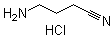 structure of CAS# 16011-90-8, 4-Aminobutanenitrile hydrochloride