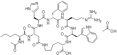 CAS # 1607799-13-2, Bremelanotide acetate