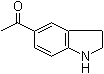 structure of CAS# 16078-34-5, 5-乙酰基-2,3-二氢吲哚