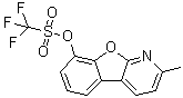 structure of CAS# 1609373-98-9, 2-甲基苯并呋喃并[2,3-b]吡啶-8-基三氟甲烷磺酸酯
