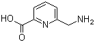 structure of CAS# 160939-10-6, 6-(氨甲基)吡啶-2-羧酸