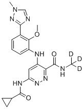 structure of CAS# 1609392-27-9, 氘可来昔替尼