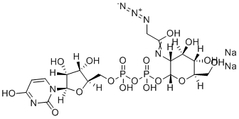 CAS # 1611490-64-2, UDP-GlcNAz.2Na, Uridine 5-disphopho-N-acetylazidoglucosamine disodium salt