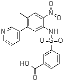 structure of CAS# 1612888-66-0, Alofanib