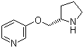 structure of CAS# 161416-57-5, 3-[(2S)-2-吡咯烷基甲氧基]吡啶