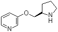 CAS 登录号：161416-94-0, 3-[(2R)-2-吡咯烷基甲氧基]吡啶