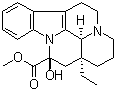 CAS # 1617-90-9, Vincamine, (3aS,5S,11S)-3a-Ethyl-5-hydroxy-1,2,3,3a,4,5,10,11b-octahydro-11H-5a,11a-diaza-benzo[cd]fluoranthene-5-carboxylic acid methyl ester