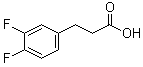 structure of CAS# 161712-75-0, 3,4-Difluorobenzenepropanoic acid