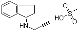 CAS 登录号：161735-79-1, 甲磺酸雷沙吉兰, (R)-N-2-丙炔基-1-氢化茚胺甲磺酸盐