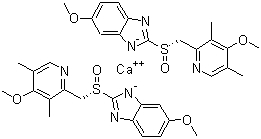 CAS 登录号：161796-85-6, 奥美拉唑钙