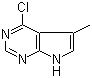 structure of CAS# 1618-36-6, 4-氯-5-甲基-7H-吡咯并[2,3-d]嘧啶