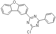 CAS # 1618107-00-8, 2-Chloro-4-(2-dibenzofuranyl)-6-phenyl-1,3,5-triazine