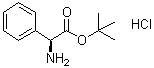 structure of CAS# 161879-12-5, (S)-苯基甘氨酸叔丁酯盐酸盐