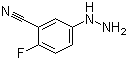 structure of CAS# 161886-21-1, 2-氟-5-肼基苯腈