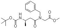 CAS # 1620097-04-2, N-[(3R)-3-[[(1,1-Dimethylethoxy)carbonyl]amino]-1-oxobutyl]-N-(phenylmethyl)glycine methyl ester