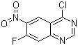 structure of CAS# 162012-70-6, 4-氯-7-氟-6-硝基喹唑啉