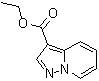structure of CAS# 16205-44-0, 吡唑并[1,5-a]吡啶-3-羧酸乙酯