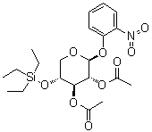 CAS 登录号：162088-90-6, 2-硝基苯基 4-O-(三乙基硅烷基)-beta-D-吡喃木糖苷 2,3-二乙酸酯